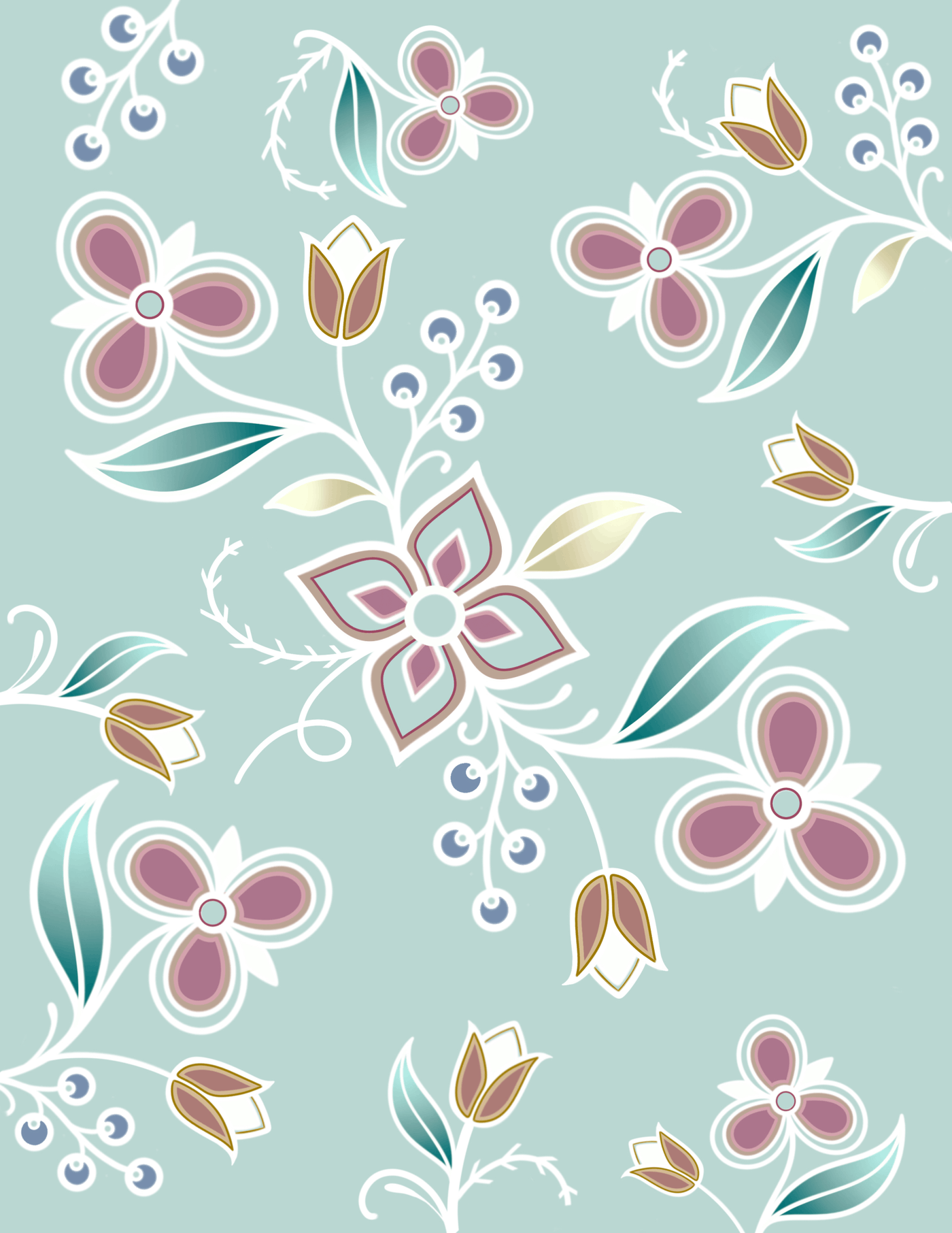 Green Floral - Shayre Curé