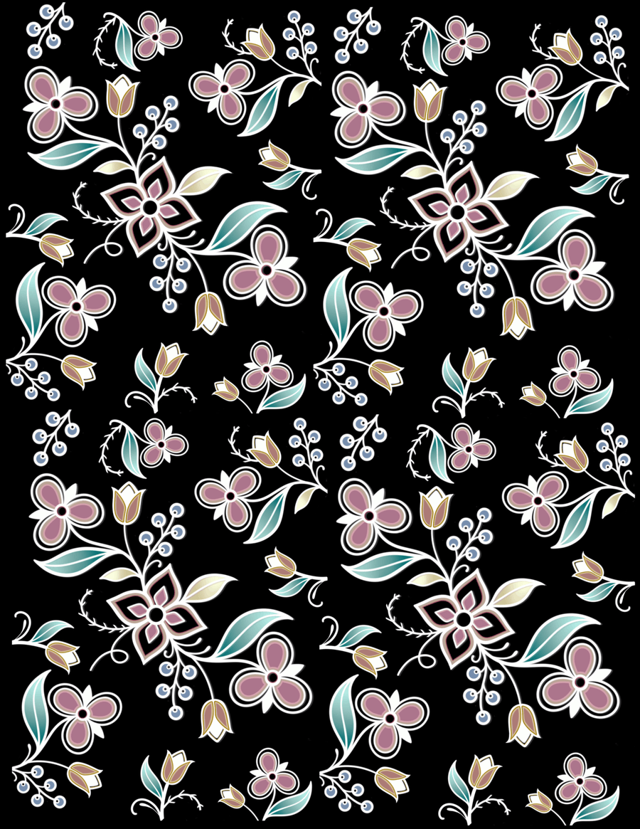 Black Floral